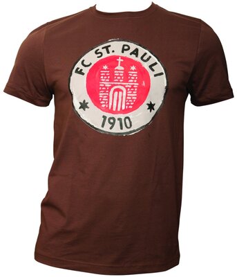 FC St. Pauli Logo Paint T-Shirt Herren bei Amazon bestellen