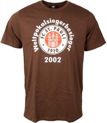 FC St. Pauli T-Shirt Weltpokalsieger-Besieger braun bei Amazon bestellen