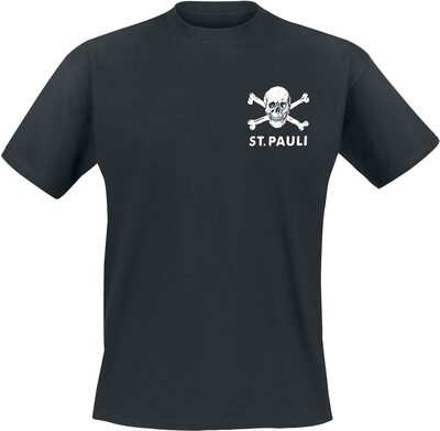 FC St. Pauli Totenkopf II Männer T-Shirt schwarz Fan-Merch, Fußball, Totenköpfe bei Amazon bestellen