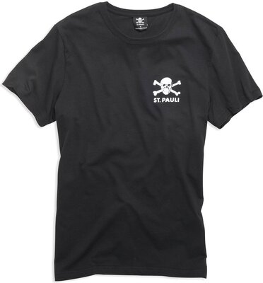 FC St. Pauli Totenkopf II T-Shirt (schwarz, L) bei Amazon bestellen