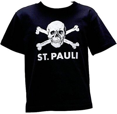 FC St. Pauli Totenkopf T-Shirt schwarz 104 bei Amazon bestellen