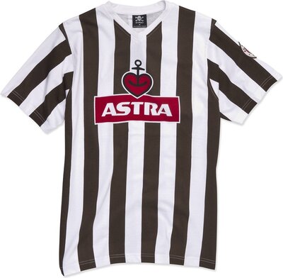 FC St. Pauli Traditions Astra T-Shirt (weiß/braun bei Amazon bestellen