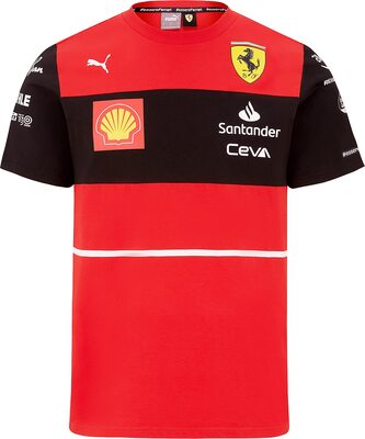 Alle Details zum Fußball-Trikot Ferrari Herren Sf Leclerc Replica Tee T-Shirt und ähnlichen Trikots