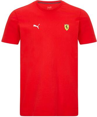 Ferrari - Offizielle Formel 1 Merchandise 2021 Kollektion - Herren - Small Shield Tee - Kurze Ärmel bei Amazon bestellen