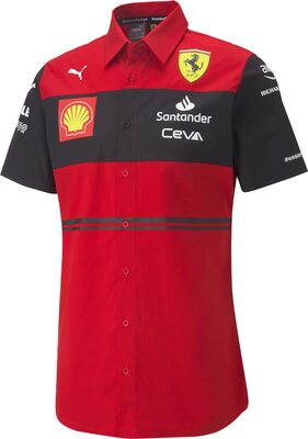 Ferrari Scuderia Offizielle Formel 1 Merchandise 2022 Kollektion - 2022 Team-Shirt - Rot - Größe: S bei Amazon bestellen