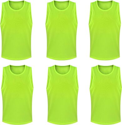 FIBOGOUP Fußball Trainingsweste,Fussball Leibchen Kinder Erwachsene,Fussballtraining Zubehör,Westen fürs Teamtraining bei Amazon bestellen