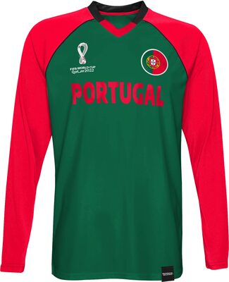 FIFA Herren Offizielle World Cup 2022 Classic Long Sleeve - Portugal T-Shirt (1er Pack) bei Amazon bestellen