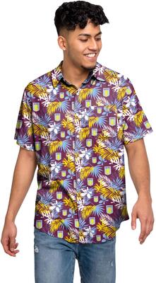 FOCO Football Club Tropical Kurzarm Button Up Sommer Floral Shirt Premier League bei Amazon bestellen