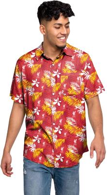 FOCO Football Club Tropical Kurzarm Knopfleiste Sommer Floral Shirt Premier League bei Amazon bestellen