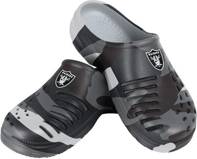 Alle Details zum Fußball-Trikot FOCO Herren NFL Team Logo Tonal Camo Schuhe Slipper Clogs und ähnlichen Trikots