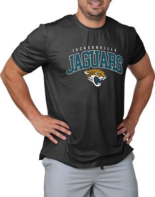 FOCO NFL Herren Offizielles Lizenzprodukt Arch Logo Kurzarm Performance Team T-Shirt bei Amazon bestellen