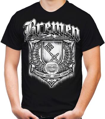 Für Immer Bremen Männer und Herren T-Shirt | Sport Fussball Stadt Fan bei Amazon bestellen