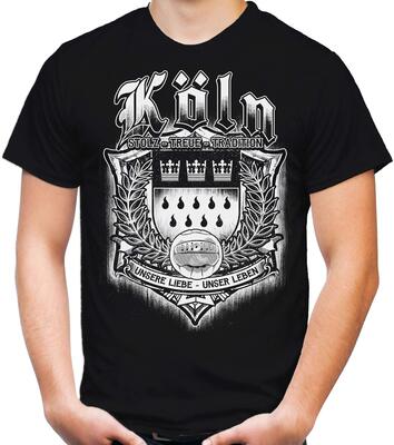 Für Immer Köln Männer und Herren T-Shirt | Sport Fussball Stadt Fan bei Amazon bestellen