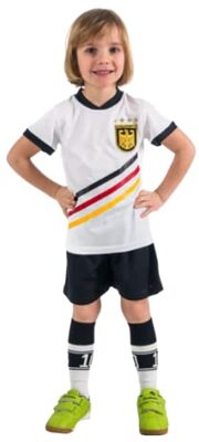 Alle Details zum Fußball-Trikot Fußball Trikotset Trikot Kinder 4 Sterne Deutschland WUNSCHNAME Nummer Geschenk Größe 98-176 T-Shirt Weltmeister 2014 Fanartikel EM 2016 und ähnlichen Trikots