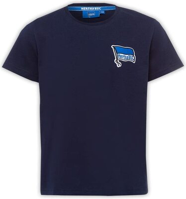 Hertha BSC Berlin Kinder T-Shirt Basic – Logo Navy - Shirt Kids div. Größen - Plus Lesezeichen I Love Berlin bei Amazon bestellen