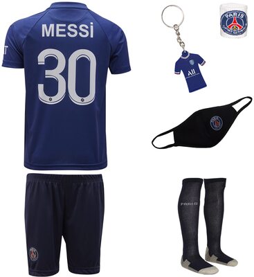 Alle Details zum Fußball-Trikot IHIMI Paris Lionel Messi Kinder Trikot #30, 2022/2023 Saison, Auswärts, Komm mit Shorts Fußballfans und ähnlichen Trikots