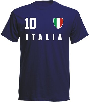 Alle Details zum Fußball-Trikot Italien WM 2018 T-Shirt Fußball Trikot Sport - Navy ALL-10 - S M L XL XXL und ähnlichen Trikots