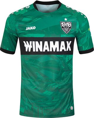 JAKO VfB Stuttgart Ausweichtrikot 23 24 grün VfB 3rd Shirt Herren Third Jersey bei Amazon bestellen
