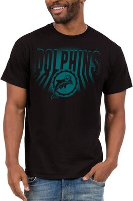 Junk Food Clothing x NFL - Miami Dolphins - Team Spotlight Unisex Erwachsene Fan T-Shirt bei Amazon bestellen