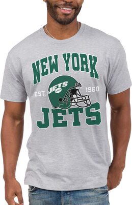 Junk Food Clothing x NFL - New York Jets - Teamhelm Erwachsene Unisex Fan T-Shirt bei Amazon bestellen