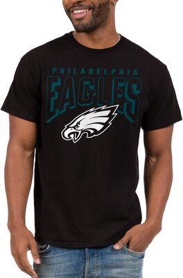Junk Food Clothing x NFL - Philadelphia Eagles - Bold Logo Unisex Erwachsene Fan T-Shirt bei Amazon bestellen