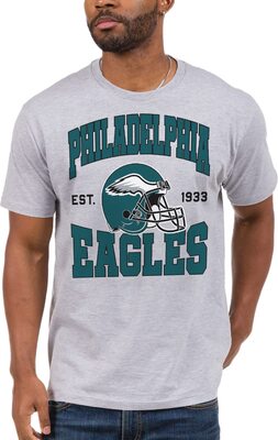 Junk Food Clothing X NFL - Philadelphia Eagles Team Helm Erwachsene Unisex Fan Tee bei Amazon bestellen