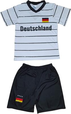 Kinder Jungen Mädchen Sommer Shirt Shorts Hose Trikot Set Deutschland Fußball Set 2 Teilig bei Amazon bestellen