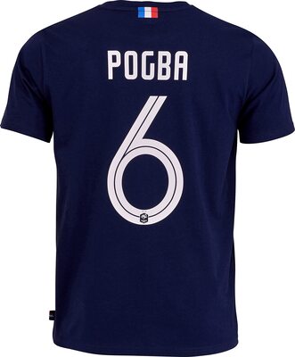 Alle Details zum Fußball-Trikot Kinder-T-Shirt France Player Pogba N°6 und ähnlichen Trikots