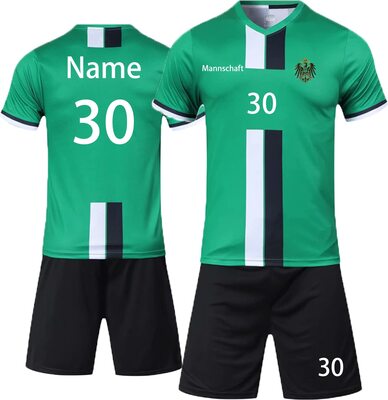 LAIFU Benutzerdefiniert Fussball Trikot Kinder Set und Erwachsene Set Personifizieren Name Nummer Mannschaft Fussball Trikots Herren und Frauen bei Amazon bestellen