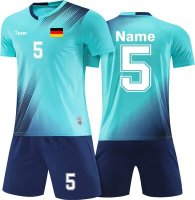 LAIFU Personalised Football Jersey Children Adults Football Shorts & Jerseys with Free Name Number Team Logo Football Jersey bei Amazon bestellen
