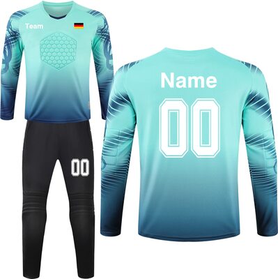 LAIFU Torwarttrikot Personalisieren für Erwachsene/Kinder Torwarttrikot Gepolstert mit Nummer Name Team bei Amazon bestellen