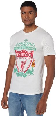 Liverpool FC Herren Offizielles Full Color Logo T-Shirt bei Amazon bestellen