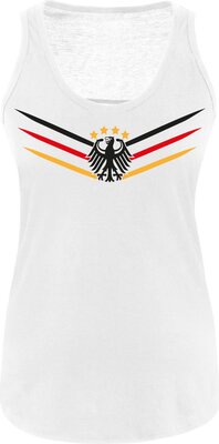 Alle Details zum Fußball-Trikot Luckja WM 2018 Deutschland Trikot M 02 Damen Tanktop und ähnlichen Trikots