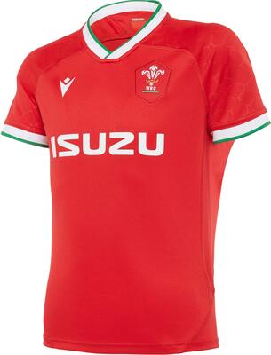 Macron Unisex Kinder 58125438 Wru M20 WRU M20 Jersey Home Poly Replik Ss Jr, Rot, JS bei Amazon bestellen