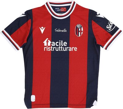 Macron Unisex Kinder Merchandising Ufficiale Trikot für Kinder Bologna FC 2021/22 bei Amazon bestellen