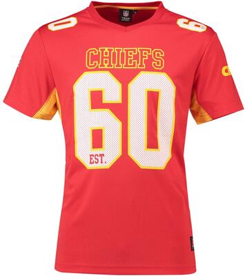 Majestic Athletic Kansas City Chiefs NFL Moro Poly Mesh Jersey Tee T-Shirt Trikot bei Amazon bestellen