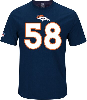 Majestic Athletic NFL Denver Broncos Von Miller Eligible Receiver T-Shirt bei Amazon bestellen
