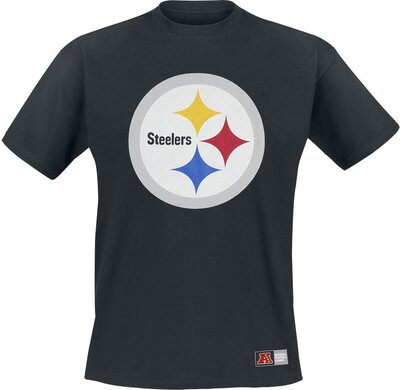 Majestic NFL Pittsburgh Steelers Noos Shirt Tshirt Football schwarz Logo bei Amazon bestellen