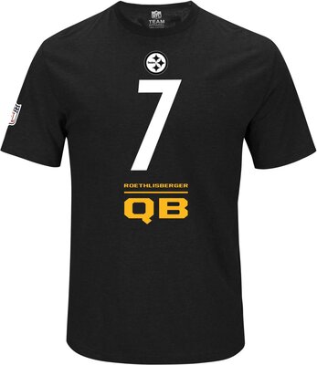 Majestic NFL Shirt - Pittsburgh Steelers QB Ben Roethlisberg bei Amazon bestellen