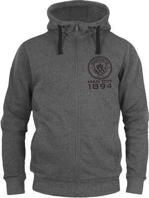 Alle Details zum Fußball-Trikot Manchester City FC - Herren Fleece-Sweatjacke - Offizielles Merchandise - Geschenk für Fußballfans und ähnlichen Trikots