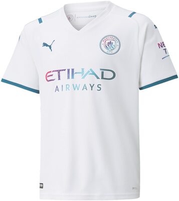 Manchester City, Kinder Trikot, Saison 2021/22, Auswärtstrikot bei Amazon bestellen