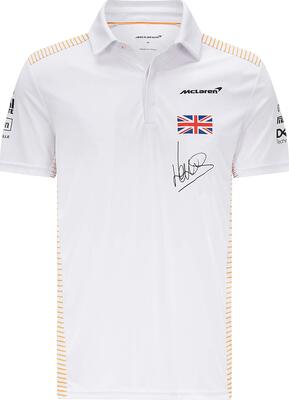 McLaren - Offizielle Formel 1 Merchandise 2021 Kollektion - Herren - Norris Polo - Kurze Ärmel - Weiß - XL bei Amazon bestellen