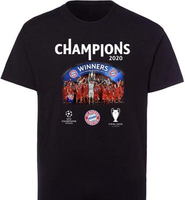Meisterschaft T-Shirt Triple 2020 Bayern MÜNCHEN Champions of Europe Tshirt, FCB, Pokalsieg championsleague bei Amazon bestellen
