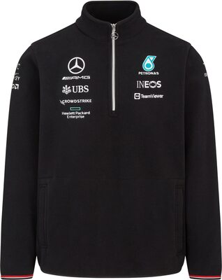 MERCEDES AMG PETRONAS Formula One Team - Offizielle Formel 1 Merchandise Kollektion - 2022 Team 1/4 Zip Fleece bei Amazon bestellen