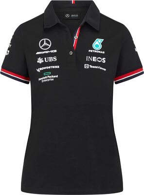 MERCEDES AMG PETRONAS Formula One Team - Offizielle Formel 1 Merchandise Kollektion - 2022 Team Polo - Schwarz - Damen - XL bei Amazon bestellen
