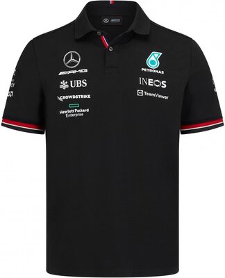 MERCEDES AMG PETRONAS Formula One Team - Offizielle Formel 1 Merchandise Kollektion - 2022 Team Polo - Schwarz - Herren - XS bei Amazon bestellen