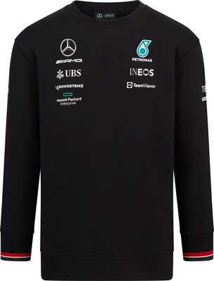MERCEDES AMG PETRONAS Formula One Team - Offizielle Formel 1 Merchandise Kollektion - 2022 Team Sweatshirt - Schwarz - Herren - M bei Amazon bestellen
