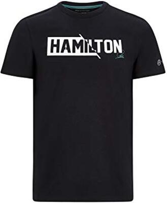 Mercedes-AMG Petronas Offizielle Formel 1 Merchandise 2020 - Lewis Hamilton 44 T-Shirt Herren - Schwarz - Baumwolle - XL bei Amazon bestellen
