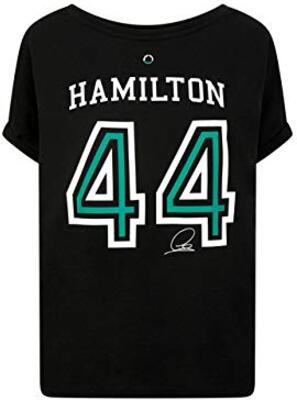 Mercedes-AMG Petronas - Offizielle Formel 1 Merchandise 2021 Kollektion - Herren - Lewis #44 Tee - Kurze Ärmel - Schwarz - XL bei Amazon bestellen