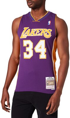 Alle Details zum Fußball-Trikot Mitchell & Ness Herren Los Angeles Lakers Bluse und ähnlichen Trikots